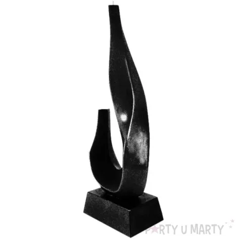 swieca plomien czarny metalik candellana