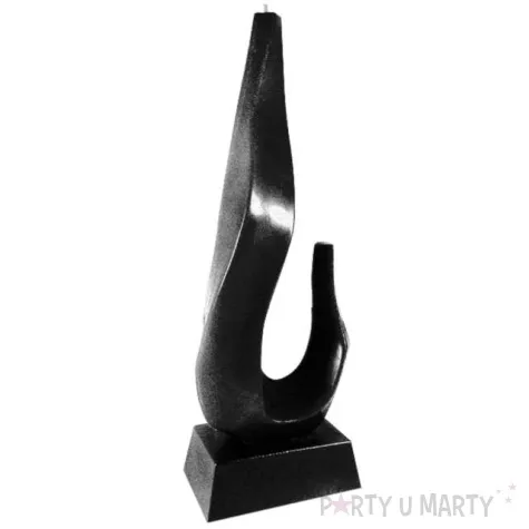 swieca plomien czarny metalik candellana