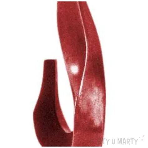 swieca plomien czerwony metalik candellana