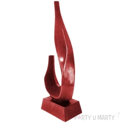 swieca plomien czerwony metalik candellana