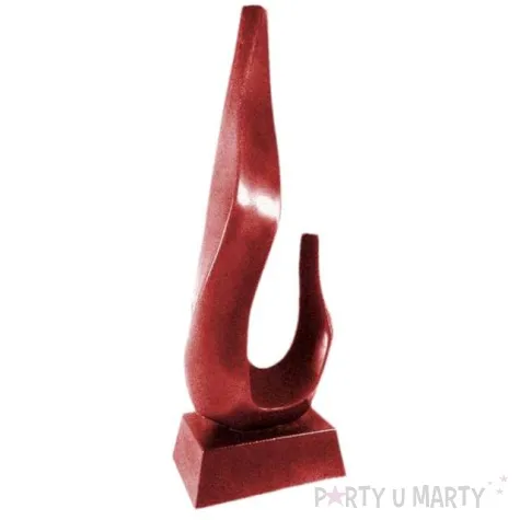 swieca plomien czerwony metalik candellana