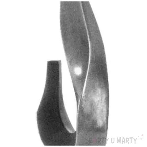 swieca plomien szary metalik candellana 280 mm