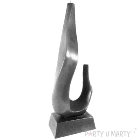 swieca plomien szary metalik candellana 280 mm