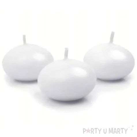 swieca plywajaca biala bolsius 30 45 mm 10 szt