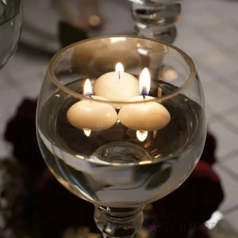 swieca plywajaca bordowa bolsius 30 45 mm 10 szt