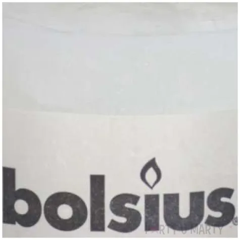 swieca rustic 3 knoty biala bolsius 90 140 mm