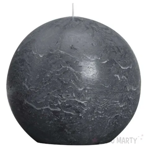 swieca rustic kula 145mm antracyt bolsius