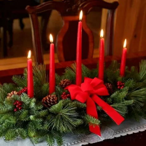 swieca stozkowa classic czerwona bolsius 240 23 mm 100 szt