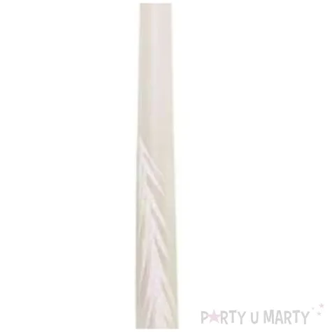 swieca stozkowa classic galazki swierku perlowa adpal 29 cm