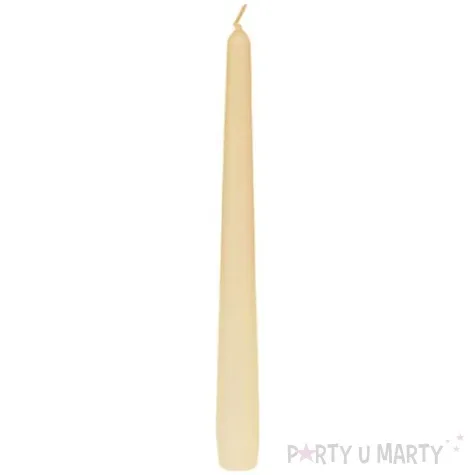swieca stozkowa classic kremowa bolsius 240 23 mm 100 szt