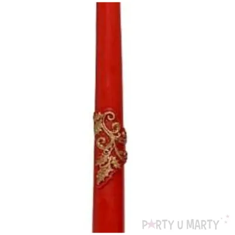 swieca stozkowa classic ostrokrzew czerwona adpal 29 cm