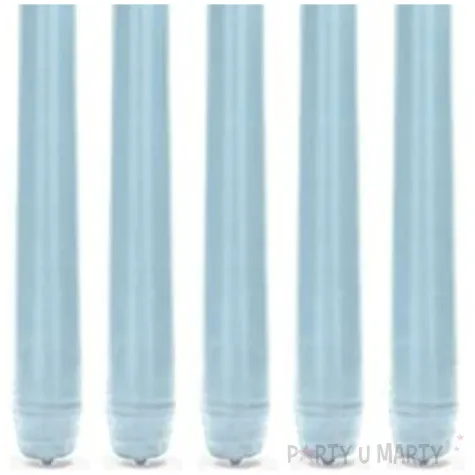 swieca stozkowa classic pastel blekitna 240 mm 10 szt