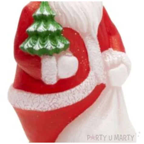 swieca swiety mikolaj z workiem bartek candles 180 mm