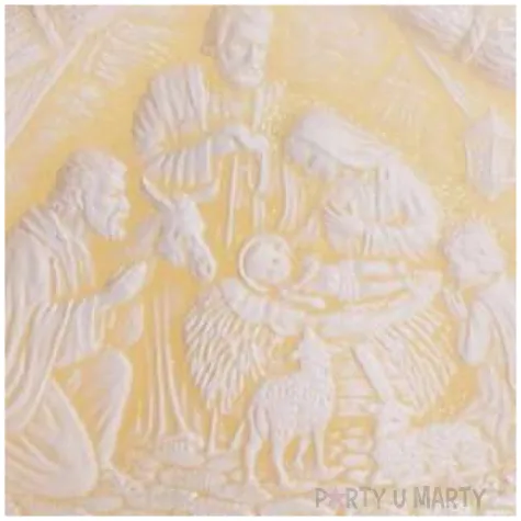 swieca szopka bozonarodzeniowa ecru bartek candles 115 130 mm