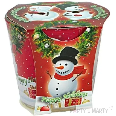 swieca w szkle happy holidays adpal 80 90 mm