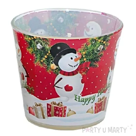 swieca w szkle happy holidays adpal 80 90 mm