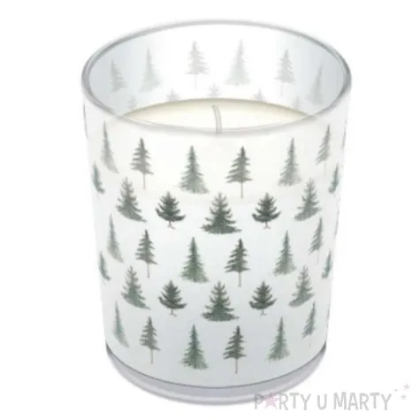 swieca w szkle las iglasty paw