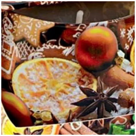 swieca w szkle piernikowe ciastko adpal 70 80 mm