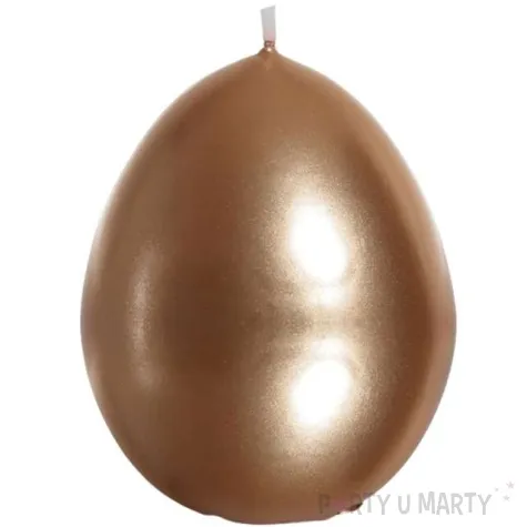 swieca wielkanoc jajko zlota bartek candles 70 100 mm
