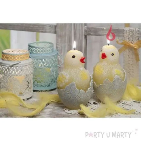 swieca wielkanoc kurczak bartek candles 130 mm