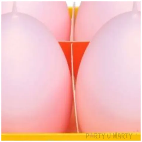 swieca wielkanoc matowe jajka rozowy bartek candles 60 mm 4 szt