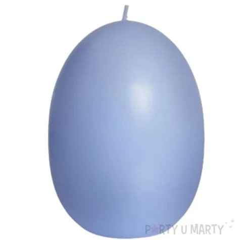 swieca wielkanoc pastelowe jajko niebieski bartek candles 100 mm
