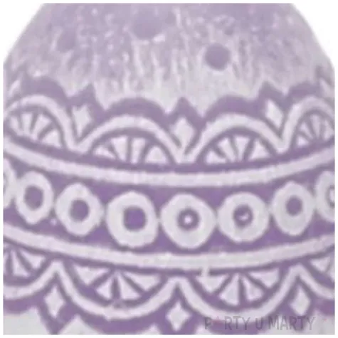 swieca wielkanoc pisanka koronkowa fioletowa bartek candles 50 mm