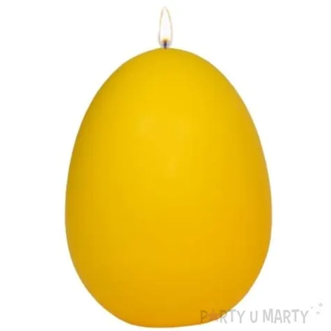 swieca wielkanocne jajko classic zolty mat adpal 14cm