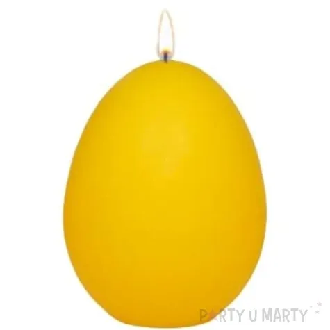 swieca wielkanocne jajko classic zolty mat adpal 9cm