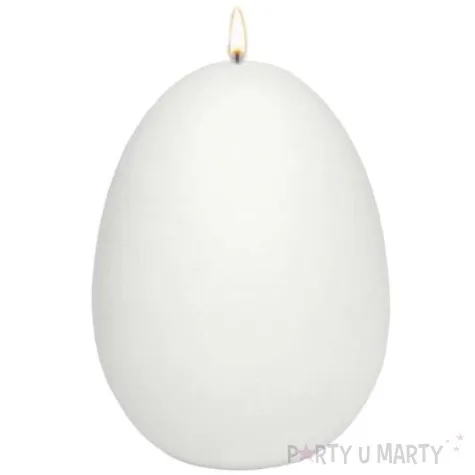 swieca wielkanocne jajko dioda led bialy mat adpal 14cm