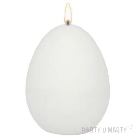 swieca wielkanocne jajko dioda led bialy mat adpal 9cm