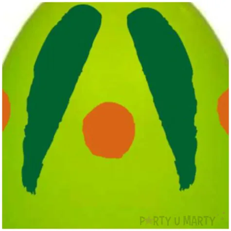 swieca wielkanocne jajko w plamki zielona arpex 6cm