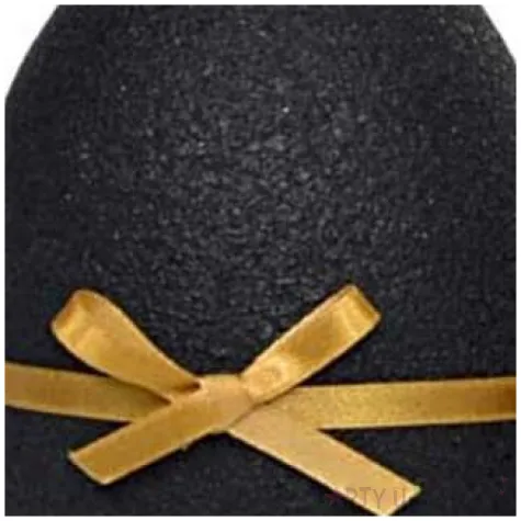 swieca wielkanocne jajko z kokardka czarna adpal 14cm