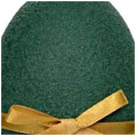 swieca wielkanocne jajko z kokardka zielona adpal 9cm