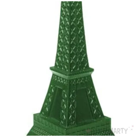 swieca wieza eiffla xxl zielony metalik candellana