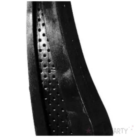 swieca zagiel czarny metalik candellana 23 x 8 cm