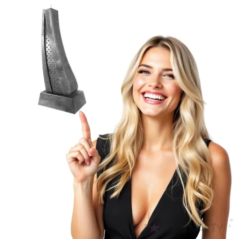 swieca zagiel szary metalik candellana 23 x 8 cm