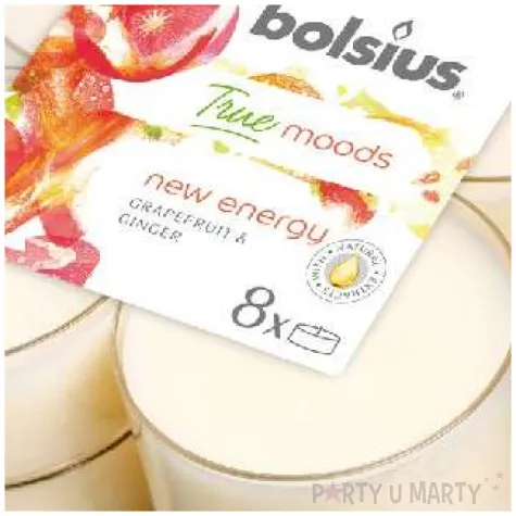 swieca zapachowa energy grejpfrut i imbir bolsius 8h 8 szt