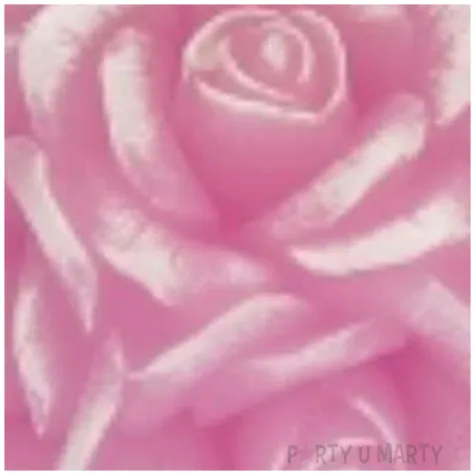 swieca zapachowa slodka roza bialo rozowa 10cm ravi