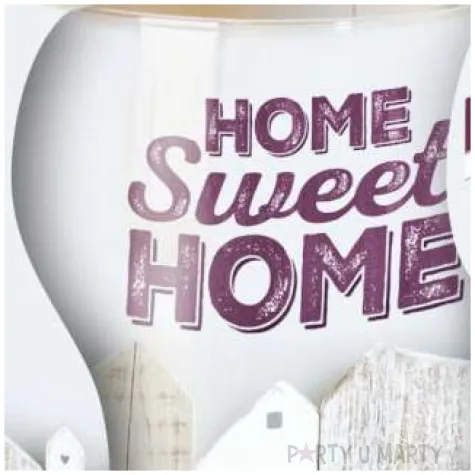 swieca zapachowa w graficznym szkle sweet home bispol 7 cm