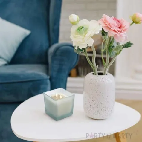 swieca zapachowa w szkle 2 knoty morskie opowiesci bispol 8 x 8 cm