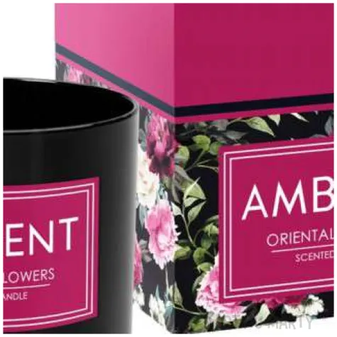 swieca zapachowa w szkle ambient orientalne kwiaty bispol 9 2 cm