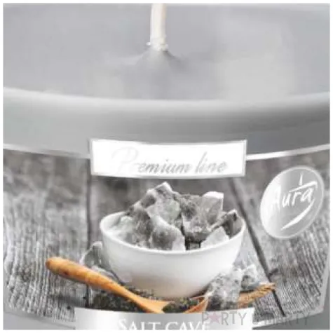 swieca zapachowa w szkle aurelia grota solna bispol 8 cm