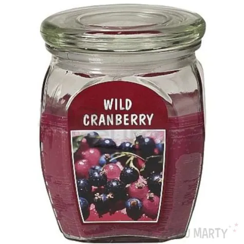 swieca zapachowa w szkle bigjar zurawina bordowa bolsius 120 92