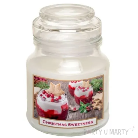 swieca zapachowa w szkle christmas labelled swiateczne slodkosci bartek candles 70 100 mm