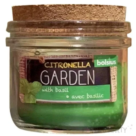 swieca zapachowa w szkle citronella bazylia bolsius 8 cm