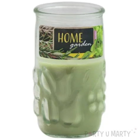 swieca zapachowa w szkle citronella bazylia zielona bolsius 110x62mm