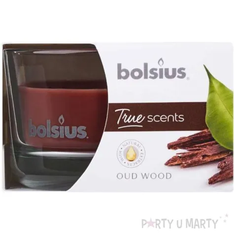 swieca zapachowa w szkle drzewo agarowe bolsius 63 90 mm