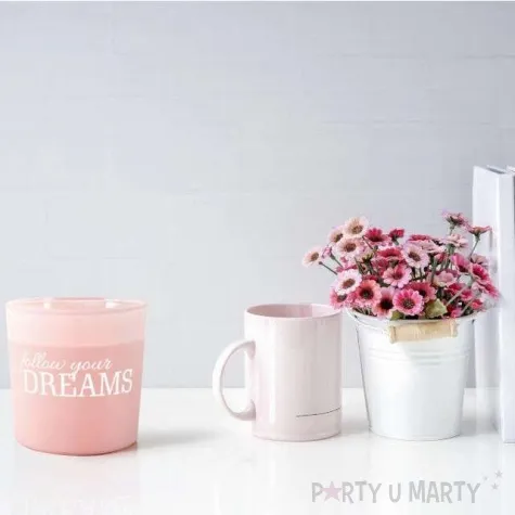 swieca zapachowa w szkle follow your dreams bispol 10 cm