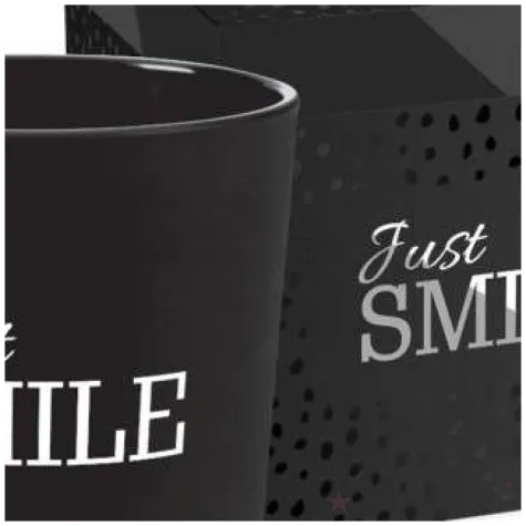 swieca zapachowa w szkle just smile bispol 10 cm